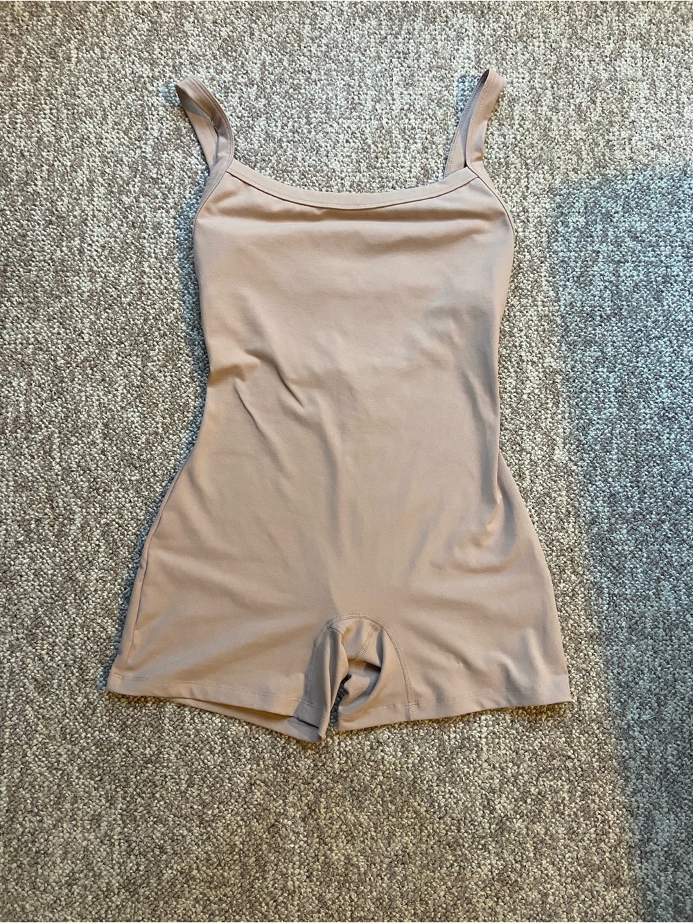 Garage Beige Nude Shaping Romper Bodysuit